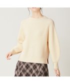 【エニィ スィス/any SiS】の【大人百花掲載 ヨンアさん着用】冬のシャルマン ラグランスリーブ ニット アイボリー|ID: prp329100004287215 ipo3291000000031942369