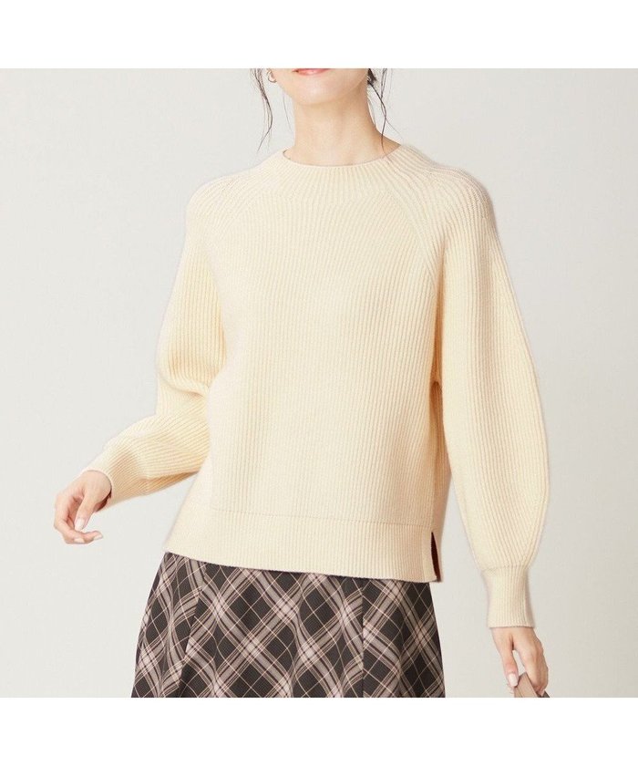 【エニィ スィス/any SiS】の【大人百花掲載 ヨンアさん着用】冬のシャルマン ラグランスリーブ ニット インテリア・キッズ・メンズ・レディースファッション・服の通販 founy(ファニー) https://founy.com/ ファッション Fashion レディースファッション Fashion for Women トップス・カットソー Cut & Sew Tops ニット Knit Tops & Sweaters おすすめ Recommended / Our Picks シンプル Simple, Minimal スリーブ Sleeve, Long Sleeve / Short Sleeve セーター Sweater, Knitwear ボトルネック Bottle Neck, Mock Neck ミドル Middle Length, Mid Height エレガント 上品 Elegant 冬 Winter / This Winter 切替 Switching, Contrast Panel 畦 Ribbed Knit A/W・秋冬 Autumn/Winter |ID: prp329100004287215 ipo3291000000034310659