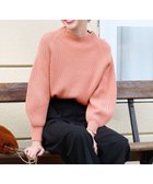 【エニィ スィス/any SiS】の【大人百花掲載 ヨンアさん着用】冬のシャルマン ラグランスリーブ ニット サーモンピンク|ID: prp329100004287215 ipo3291000000034310666