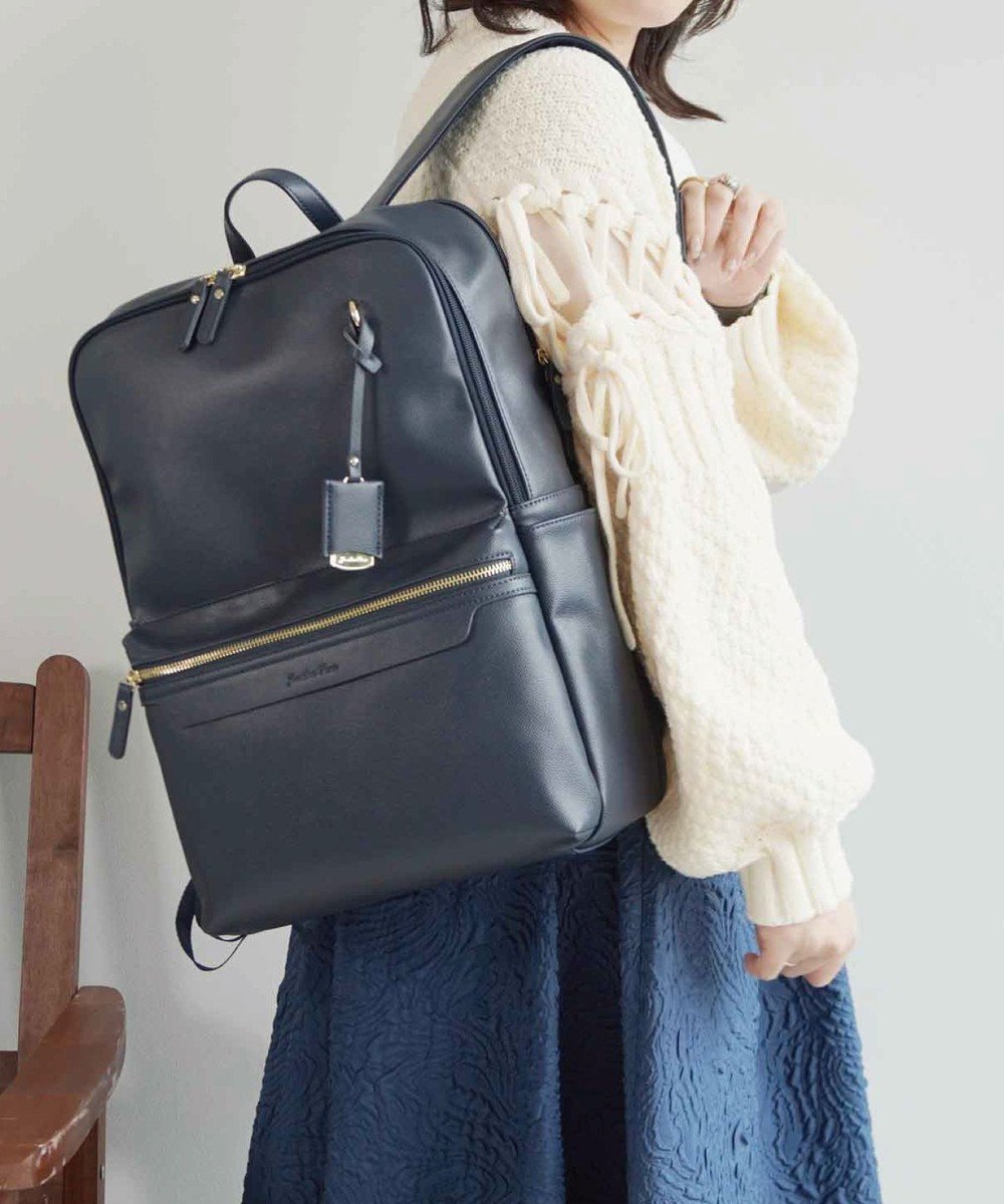 【エースバッグズアンドラゲッジ/ACE BAGS & LUGGAGE】のJewelna Rose リモハピ2 リュックサック B4サイズ 15.6インチPC収納 10965 通勤 仕事 ジュエルナローズ ビジネスバッグ インテリア・キッズ・メンズ・レディースファッション・服の通販 founy(ファニー) 　ファッション　Fashion　レディースファッション　WOMEN　バッグ　Bag　フロント　Front　ポケット　Pocket　ポーチ　Pouch　モバイル　Mobile　リュック　Ruck Sack　ワーク　Work　再入荷　Restock/Back In Stock/Re Arrival　おすすめ　Recommend　ビジネス 仕事 通勤　Business　【SALE】ネイビー|ID: prp329100004287965 ipo3291000000029762037