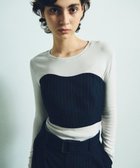 【グレース コンチネンタル/GRACE CONTINENTAL】のピンストライプビスチェ 人気、トレンドファッション・服の通販 founy(ファニー) ファッション Fashion レディースファッション WOMEN トップス・カットソー Tops/Tshirt ビスチェ Bustier A/W・秋冬 Aw・Autumn/Winter・Fw・Fall-Winter カットソー Cut And Sew シャーリング Shirring ジャケット Jacket ストライプ Stripe ハイネック High Neck ポケット Pocket thumbnail ネイビー|ID: prp329100004287998 ipo3291000000029968571