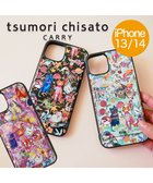 【ツモリチサト キャリー/tsumori chisato CARRY】の森のどうぶつたち iPhoneケース バックカバー (iPhone 13 / 14対応) ブラック|ID: prp329100004288219 ipo3291000000029763213