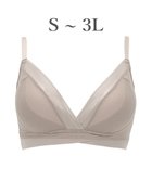 【ブラデリス ニューヨーク/BRADELIS New York】の【BRADELIS Me / ノンワイヤー・バストアップ】ハグミーブラレット S~3L ソフト補正 ナチュラルな谷間を作る補正ブラ 下着 ブラジャー ME118307 ダークグレージュ|ID: prp329100004288499 ipo3291000000031560302