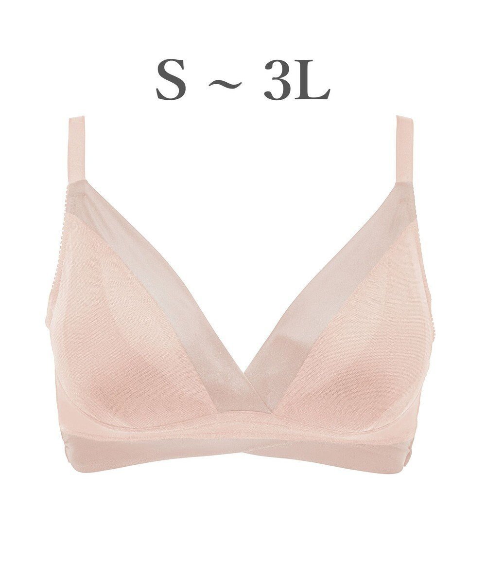 【ブラデリス ニューヨーク/BRADELIS New York】の【BRADELIS Me / ノンワイヤー・バストアップ】ハグミーブラレット S～3L ソフト補正 ナチュラルな谷間を作る補正ブラ 下着 ブラジャー ME118307 インテリア・キッズ・メンズ・レディースファッション・服の通販 founy(ファニー) 　ファッション　Fashion　レディースファッション　WOMEN　下着・ランジェリー　Underwear　アンダーウェア　Underwear　アンダー　Under　3月号　March Issue　ショーツ　Shorts　シンプル　Simple　スタイリッシュ　Stylish　雑誌　Magazine　タンブラー　Tumbler　デコルテ　Decolletage　フィット　Fit　ブラジャー　Bra　ラップ　Wrap　ランジェリー　Lingerie　ループ　Loop　ワイヤー　Wire　おすすめ　Recommend　エレガント 上品　Elegant　ヌードベージュ|ID: prp329100004288499 ipo3291000000031560304