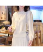 【エニィ スィス/any SiS】の【セットアップ対応】スフレショート丈 プルオーバー アイボリー|ID: prp329100004288535 ipo3291000000034595145