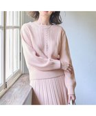 【エニィ スィス/any SiS】の【セットアップ対応】スフレショート丈 プルオーバー サーモンピンク|ID: prp329100004288535 ipo3291000000034595146