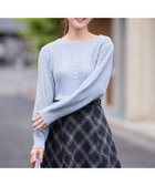 【エニィ スィス/any SiS】の【セットアップ対応】スフレショート丈 プルオーバー ミントブルー|ID: prp329100004288535 ipo3291000000034595147