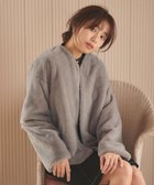 【フェルゥ/Feroux】のノーカラーファー ジャケット 人気、トレンドファッション・服の通販 founy(ファニー) ファッション Fashion レディースファッション WOMEN アウター Coat Outerwear ジャケット Jackets ノーカラージャケット No Collar Leather Jackets シンプル Simple ジャケット Jacket フェイクファー Faux Fur フェミニン Feminine ミドル Middle 再入荷 Restock/Back In Stock/Re Arrival 冬 Winter A/W・秋冬 Aw・Autumn/Winter・Fw・Fall-Winter thumbnail ライトグレー系|ID: prp329100004288948 ipo3291000000030127366