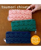 【ツモリチサト キャリー/tsumori chisato CARRY】のスカラップししゅう ラウンドファスナー長財布 猫モチーフ ピンク|ID: prp329100004289035 ipo3291000000029766897