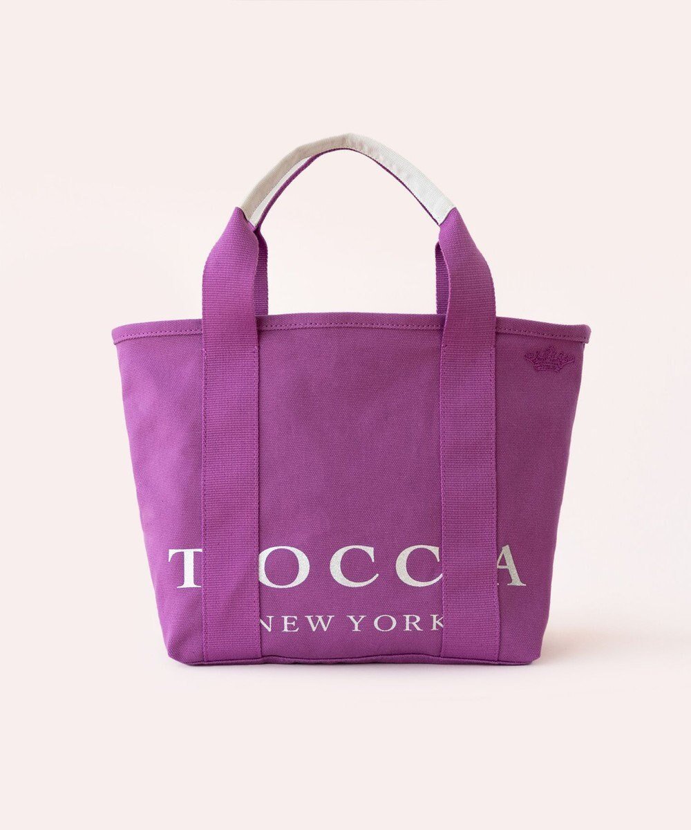 【トッカ/TOCCA】の【WEB&一部店舗限定】BIG TOCCA TOTE S トートバッグ S インテリア・キッズ・メンズ・レディースファッション・服の通販 founy(ファニー) 　ファッション　Fashion　レディースファッション　Fashion for Women　バッグ　Bags　クラウン　Crown, Royal Motif　シューズ　Shoes, Footwear　シンプル　Simple, Minimal　スポーツ　Sports, Activewear　財布　Wallet, Purse　テクスチャー　Texture, Textured Fabric　パープル　Purple, Violet　ベーシック　Basic, Essential　ポケット　Pocket, Pocket Detail　ポーチ　Pouch, Small Case　おすすめ　Recommended / Our Picks　旅行　Travel　[新色]パープル系|ID: prp329100004289039 ipo3291000000029766913