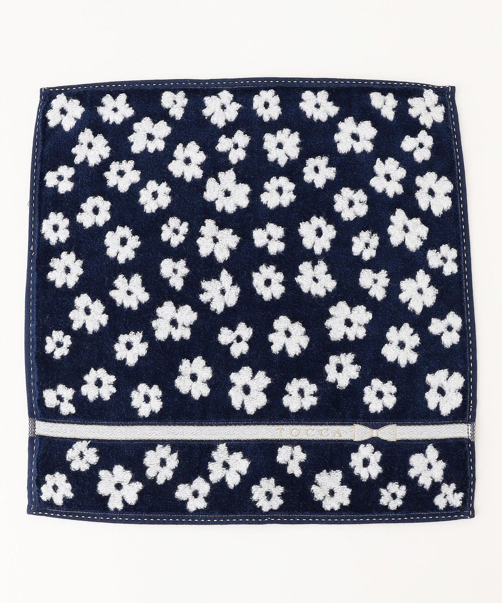 【トッカ/TOCCA】のWHITE FLOWER TOWELCHIEF タオルハンカチ インテリア・キッズ・メンズ・レディースファッション・服の通販 founy(ファニー) 　ファッション　Fashion　レディースファッション　Fashion for Women　ミニ財布・二つ折り財布　Wallets & Card Cases　おすすめ　Recommended / Our Picks　ギフト プレゼント　Gift / Present　タオル　Towel, Bath Towel　ハンカチ　Handkerchief, Hanky　ハンド　Hand, Handmade　リボン　Ribbon, Bow　財布　Wallet, Purse　ネイビー系|ID: prp329100004289085 ipo3291000000032584018