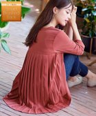 【ティアクラッセ/Tiaclasse】の【洗える・スマート裏起毛】バックプリーツチュニックブラウス テラコッタ|ID: prp329100004289113 ipo3291000000031809240