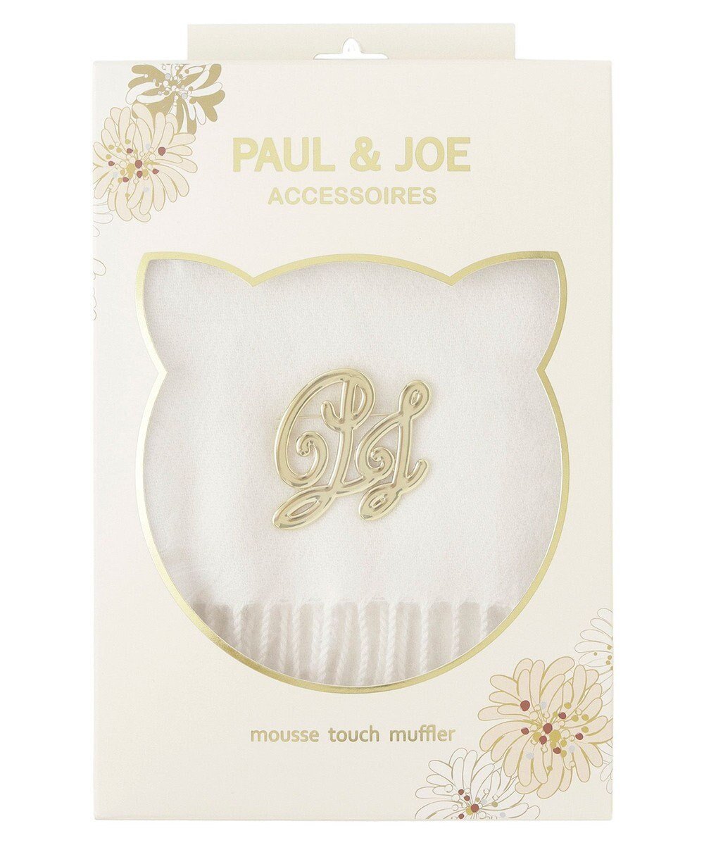 【ムーンバット/MOONBAT】のPAUL JOE ACCESSOIRES ”PJ”ロゴブローチ付きムースタッチマフラー(パッケージ入り) 人気、トレンドファッション・服の通販 founy(ファニー) 　ファッション　Fashion　レディースファッション　WOMEN　マフラー　Mufflers　アニマル　Animal　カシミヤ　Cashmere　コレクション　Collection　シンプル　Simple　スヌード　Snood　パターン　Pattern　フラワー　Flower　ブローチ　Brooch　プリント　Print　帽子　Hat　マフラー　Scarf　モチーフ　Motif　無地　Plain Color　A/W・秋冬　Aw・Autumn/Winter・Fw・Fall-Winter　 other-1|ID: prp329100004289144 ipo3291000000029767305