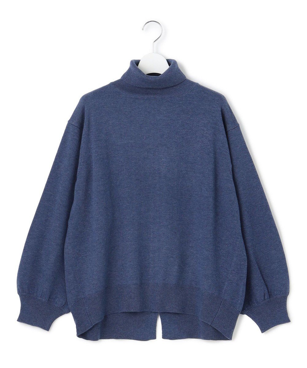 【ジェイプレスヨークストリート/J.PRESS YORK STREET】の【WOMEN】ANTI PILLING WOOL ロールネックニット インテリア・キッズ・メンズ・レディースファッション・服の通販 founy(ファニー) 　ファッション　Fashion　レディースファッション　WOMEN　トップス・カットソー　Tops/Tshirt　ニット　Knit Tops　ストレッチ　Stretch　スラックス　Slacks　スリット　Slit　センター　Center　セーター　Sweater　タートルネック　Turtleneck　デニム　Denim　フェミニン　Feminine　マニッシュ　Mannish　A/W・秋冬　Aw・Autumn/Winter・Fw・Fall-Winter　再入荷　Restock/Back In Stock/Re Arrival　ブルー系|ID: prp329100004289162 ipo3291000000030114822