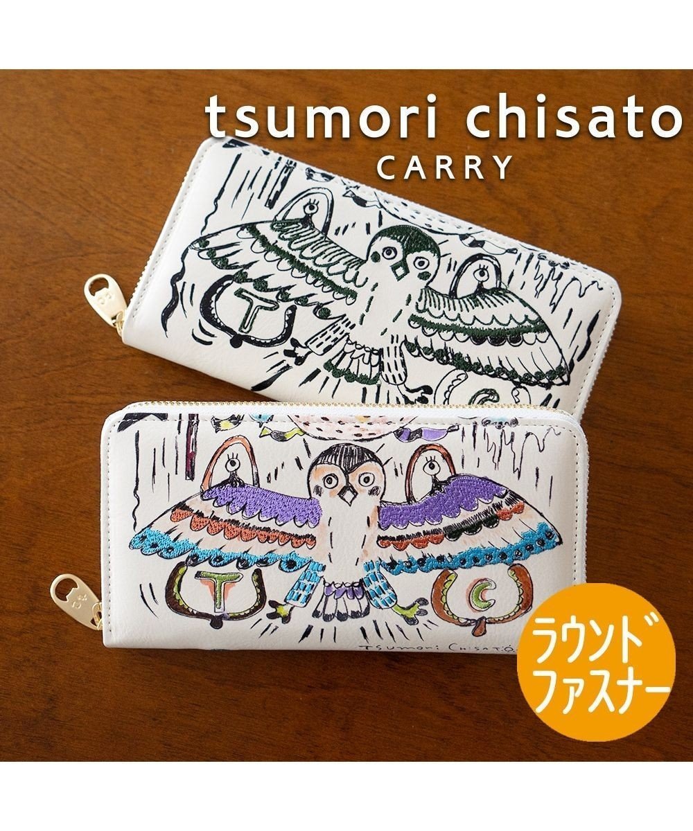 【ツモリチサト キャリー/tsumori chisato CARRY】のムーンライトアニマル ラウンドファスナー長財布 インテリア・キッズ・メンズ・レディースファッション・服の通販 founy(ファニー) 　ファッション　Fashion　レディースファッション　WOMEN　財布　Wallets　プリント　Print　ラウンド　Round　財布　Wallet　マルチ|ID: prp329100004289165 ipo3291000000029767387