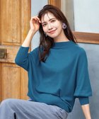 【ティアクラッセ/Tiaclasse】の【GOLD LABEL・洗える】抗菌・防臭加工 ホールガーメント®ドルマンニット ブルー|ID: prp329100004289264 ipo3291000000033195201