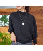 【ティアクラッセ/Tiaclasse】の【GOLD LABEL・洗える】抗菌・防臭加工 ホールガーメント®ドルマンニット チャコールグレー|ID: prp329100004289264 ipo3291000000033195202