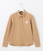 【23区 ゴルフ/NIJYUSANKU GOLF】の【WOMEN】スクエアカノコ 長袖 ポロシャツ ベージュ系|ID: prp329100004289302 ipo3291000000029767928