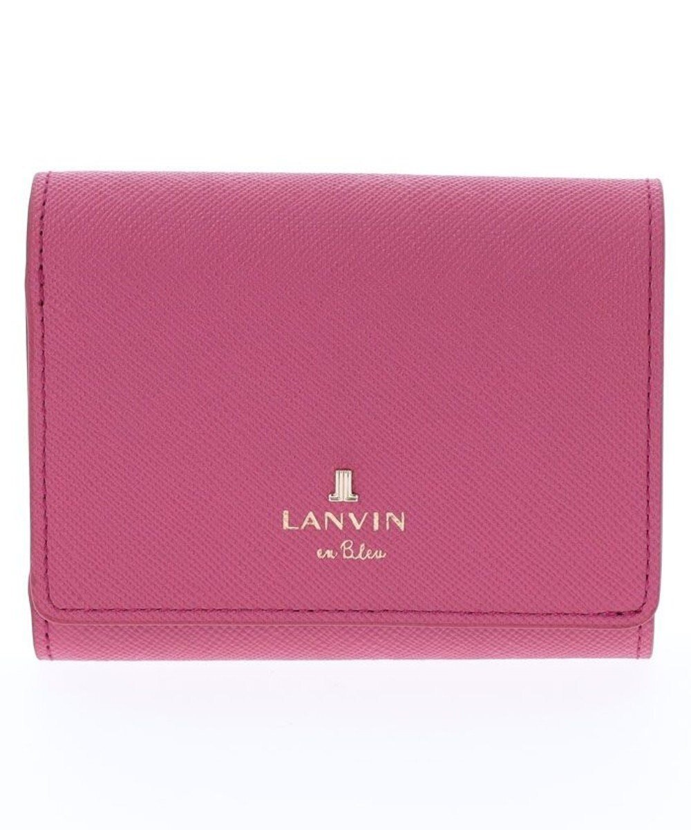 【ランバン オン ブルー/LANVIN en Bleu】のリュクサンブール コンパクト財布 インテリア・キッズ・メンズ・レディースファッション・服の通販 founy(ファニー) 　ファッション　Fashion　レディースファッション　WOMEN　財布　Wallets　コンパクト　Compact　シンプル　Simple　フロント　Front　プリント　Print　メタル　Metal　モチーフ　Motif　人気　Popularity　財布　Wallet　ベリーピンク|ID: prp329100004289344 ipo3291000000029768113