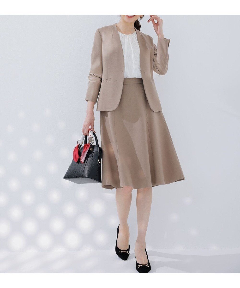 【エニィ スィス/any SiS】の【セットアップ対応】サーモ2WAYストレッチ スカート 人気、トレンドファッション・服の通販 founy(ファニー) 　ファッション　Fashion　レディースファッション　WOMEN　セットアップ　Setup　スカート　Skirt　ジャケット　Jacket　ストレッチ　Stretch　セットアップ　Set Up　フレア　Flare　A/W・秋冬　Aw・Autumn/Winter・Fw・Fall-Winter　再入荷　Restock/Back In Stock/Re Arrival　おすすめ　Recommend　エレガント 上品　Elegant　ビジネス 仕事 通勤　Business　 other-1|ID: prp329100004289389 ipo3291000000031863509