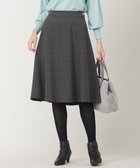 【エニィ スィス/any SiS】の【セットアップ対応】サーモ2WAYストレッチ スカート グレーグレンチェック|ID: prp329100004289389 ipo3291000000031863513