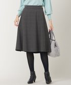 【エニィ スィス/any SiS】の【セットアップ対応】サーモ2WAYストレッチ スカート グレーグレンチェック|ID: prp329100004289389 ipo3291000000032409324