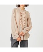 【ベイジ,/BEIGE,】の【WEB限定】STOW / フリルブラウス 人気、トレンドファッション・服の通販 founy(ファニー) ファッション Fashion レディースファッション WOMEN トップス・カットソー Tops/Tshirt シャツ/ブラウス Shirts/Blouses A/W・秋冬 Aw・Autumn/Winter・Fw・Fall-Winter おすすめ Recommend ジャケット Jacket ジョーゼット Georgette ストレート Straight フリル Frills 定番 Standard 洗える Washable thumbnail Nude|ID: prp329100004289401 ipo3291000000029768331