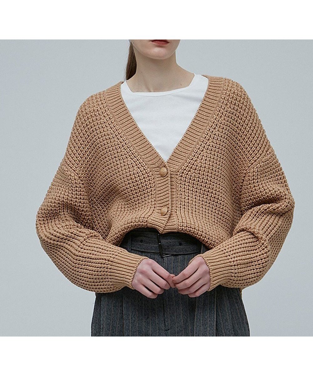 【ベイジ,/BEIGE,】のLINOIS/カーディガン 人気、トレンドファッション・服の通販 founy(ファニー) 　ファッション　Fashion　レディースファッション　WOMEN　トップス・カットソー　Tops/Tshirt　カーディガン　Cardigans　A/W・秋冬　Aw・Autumn/Winter・Fw・Fall-Winter　アクリル　Acrylic　カーディガン　Cardigan　ショート　Short　リラックス　Relax　 other-1|ID: prp329100004289414 ipo3291000000029768370