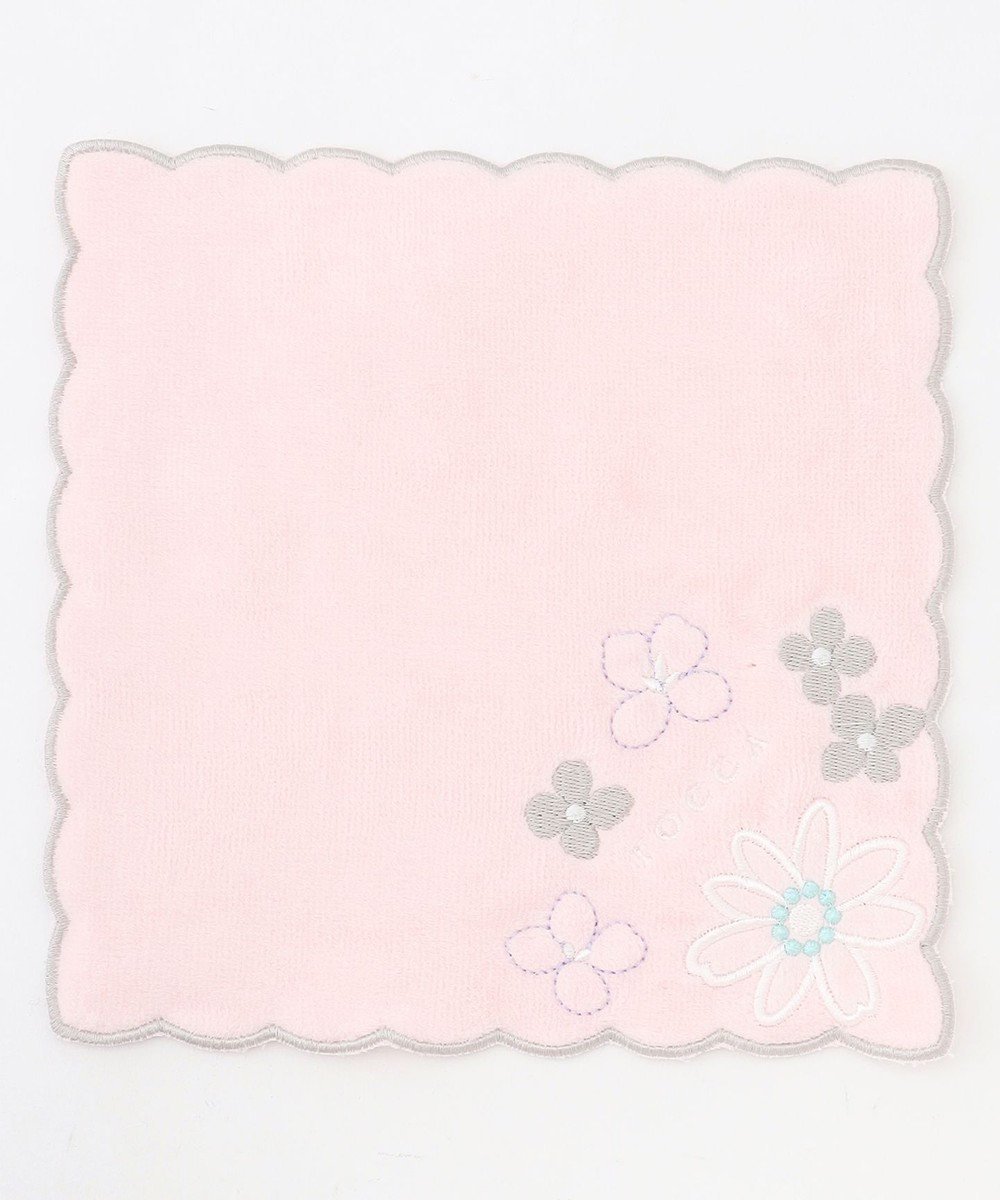 【トッカ/TOCCA】のSCALOPED MINI TOWELCHIEF タオルハンカチ インテリア・キッズ・メンズ・レディースファッション・服の通販 founy(ファニー) 　ファッション　Fashion　レディースファッション　Fashion for Women　ミニ財布・二つ折り財布　Wallets & Card Cases　エレガント 上品　Elegant　オーガンジー　Organza Fabric　タオル　Towel, Bath Towel　ハンカチ　Handkerchief, Hanky　ハンド　Hand, Handmade　財布　Wallet, Purse　ピンク系|ID: prp329100004289553 ipo3291000000031635368