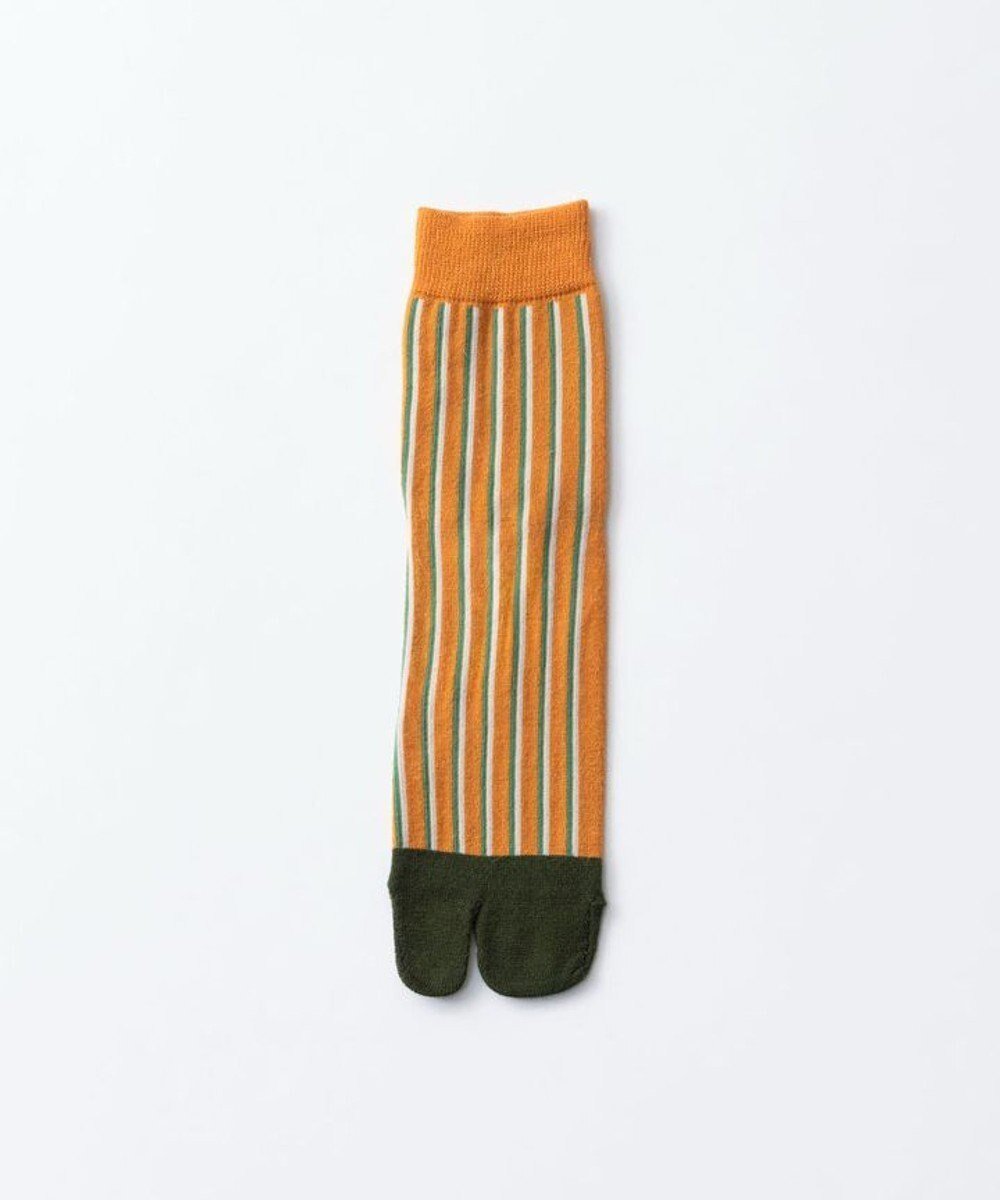 【トリコテ/Tricote】のSTRIPE TABI SOCKS/ストライプタビソックス 人気、トレンドファッション・服の通販 founy(ファニー) 　ファッション　Fashion　レディースファッション　WOMEN　ソックス　Socks　レッグウェア　Legwear　A/W・秋冬　Aw・Autumn/Winter・Fw・Fall-Winter　おすすめ　Recommend　ウォーム　Worm　オレンジ　Orange　ソックス　Socks　タンブラー　Tumbler　 other-1|ID: prp329100004289655 ipo3291000000029769249