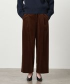 【エイトン/ATON】のSUVIN CORDUROY タックワイドパンツ 人気、トレンドファッション・服の通販 founy(ファニー) ファッション Fashion レディースファッション WOMEN パンツ Pants A/W・秋冬 Aw・Autumn/Winter・Fw・Fall-Winter インド India コーデュロイ Corduroy thumbnail BROWN|ID: prp329100004289751 ipo3291000000029769622