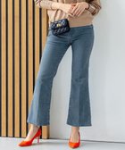 【組曲/KUMIKYOKU】の【23AW】DENIM フレアパンツ 人気、トレンドファッション・服の通販 founy(ファニー) ファッション Fashion レディースファッション WOMEN パンツ Pants デニムパンツ Denim Pants ストレッチ Stretch デニム Denim フレア Flare ユーズド Used リアル Real A/W・秋冬 Aw・Autumn/Winter・Fw・Fall-Winter 再入荷 Restock/Back In Stock/Re Arrival S/S・春夏 Ss・Spring/Summer 夏 Summer 2023年 2023 2023-2024秋冬・A/W Aw/Autumn/Winter//Fw/Fall-Winter/2023-2024 エレガント 上品 Elegant thumbnail ブルー系|ID: prp329100004289759 ipo3291000000029999926