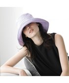 【ムーンバット/MOONBAT】の【一級遮光/UVカット】UVラフィネハット(つば広タイプ) 速乾/接触冷感/手洗いOK/サイズ調整可能/抗菌防臭加工 ラベンダー|ID: prp329100004289880 ipo3291000000033588310