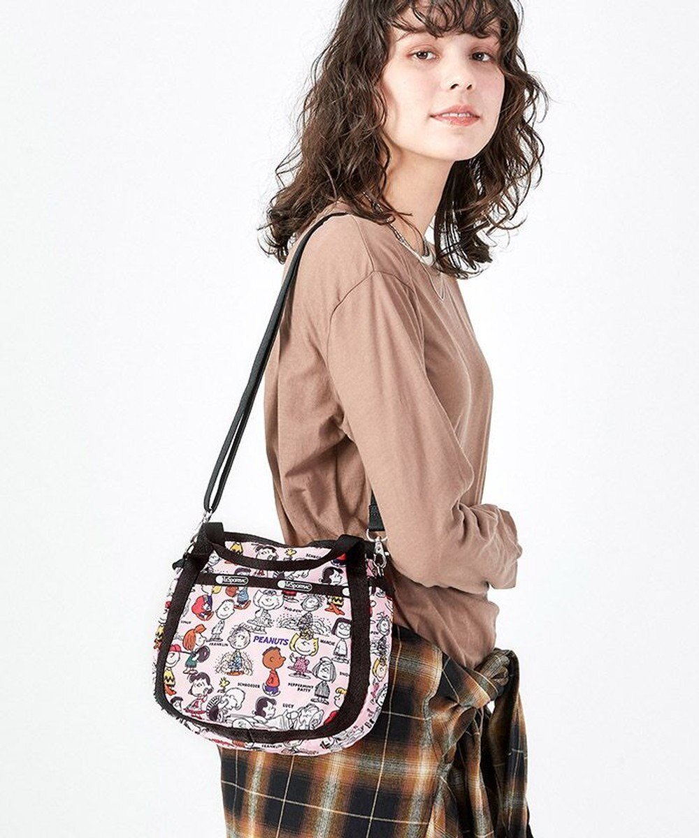 【レスポートサック/LeSportsac】のSMALL JENNI/ピーナッツギャングピンク 人気、トレンドファッション・服の通販 founy(ファニー) 　ファッション　Fashion　レディースファッション　WOMEN　キャラクター　Character　コレクション　Collection　ショルダー　Shoulder　財布　Wallet　ハンドバック　Handbag　プリント　Print　ポケット　Pocket　ポーチ　Pouch　 other-1|ID: prp329100004290173 ipo3291000000029771968