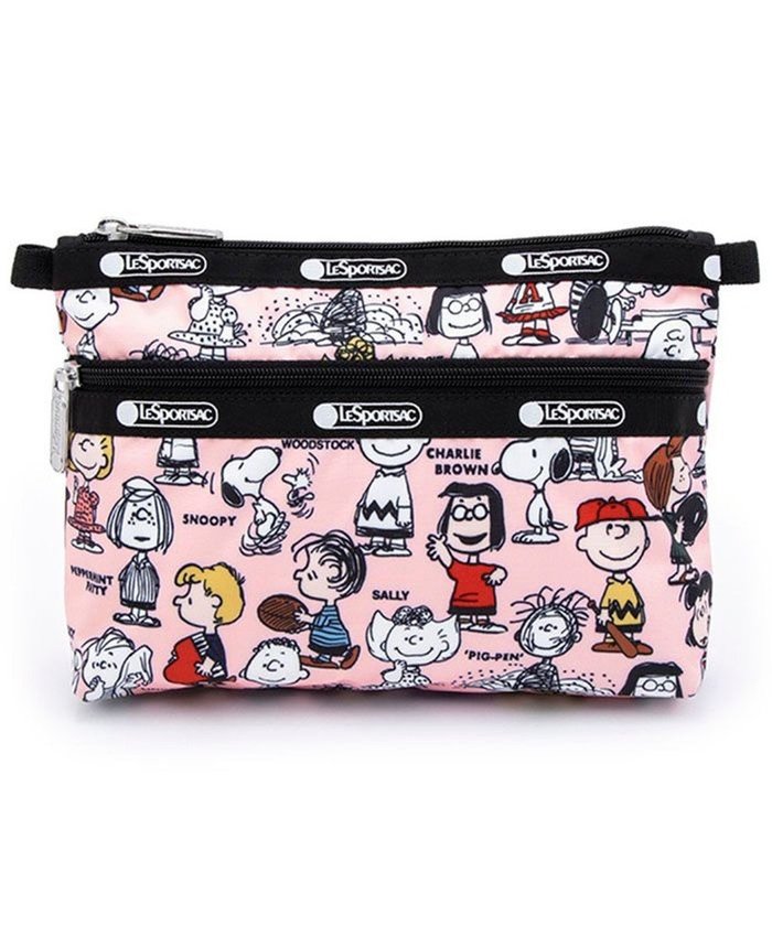 【レスポートサック/LeSportsac】のCOSMETIC CLUTCH/ピーナッツギャングピンク インテリア・キッズ・メンズ・レディースファッション・服の通販 founy(ファニー) https://founy.com/ ファッション Fashion レディースファッション WOMEN バッグ Bag 財布 Wallets ポーチ Pouches キャラクター Character コレクション Collection ジップ Zip 財布 Wallet プリント Print ポケット Pocket ポーチ Pouch 再入荷 Restock/Back In Stock/Re Arrival おすすめ Recommend 旅行 Travel |ID: prp329100004290178 ipo3291000000029863451