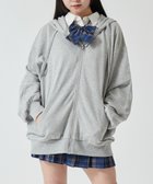 【ウィゴー/WEGO】の【SCHOOLITEM】ルーズフィットジップパーカー 杢グレー|ID: prp329100004290201 ipo3291000000031851189