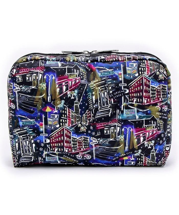 【レスポートサック/LeSportsac】のEXTRA LARGE RECTANGULAR COSMETIC/エヌワイシーウィンターブラック インテリア・キッズ・メンズ・レディースファッション・服の通販 founy(ファニー) https://founy.com/ ファッション Fashion レディースファッション WOMEN 財布 Wallets ポーチ Pouches おすすめ Recommend ダブル Double ニューヨーク New York プリント Print ポケット Pocket ポーチ Pouch 手帳 Pocket Book 旅行 Travel 財布 Wallet |ID: prp329100004290331 ipo3291000000029772379