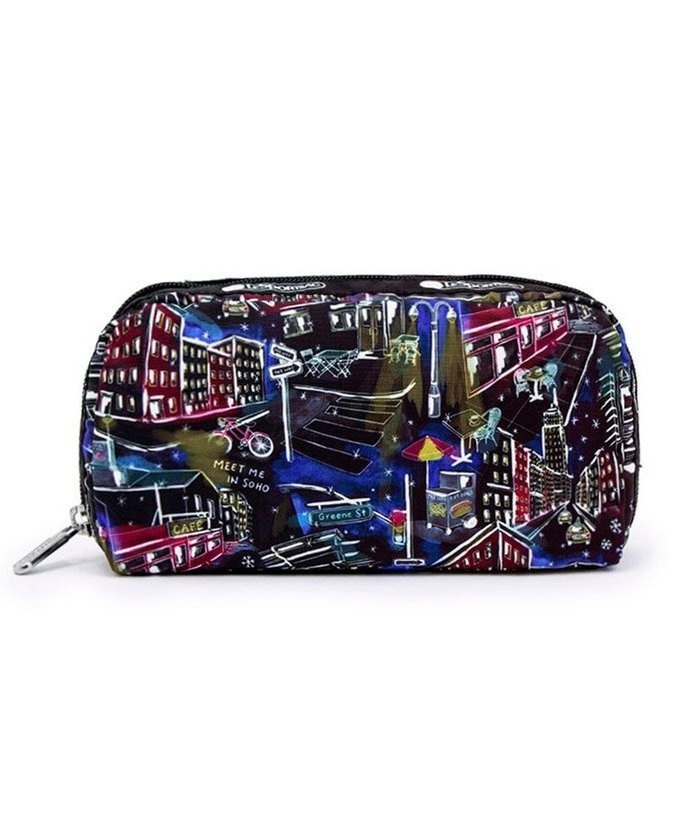 【レスポートサック/LeSportsac】のRECTANGULAR COSMETIC/エヌワイシーウィンターブラック インテリア・キッズ・メンズ・レディースファッション・服の通販 founy(ファニー) https://founy.com/ ファッション Fashion レディースファッション WOMEN 財布 Wallets ポーチ Pouches スクエア Square ニューヨーク New York プリント Print ポケット Pocket ポーチ Pouch 財布 Wallet |ID: prp329100004290334 ipo3291000000029772385