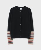 【ポール スミス/Paul Smith】の【洗える】スリーブ ストライプ カーディガン ブラック|ID: prp329100004290362 ipo3291000000029772471