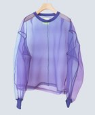 【コキュウ/COQ】の【家庭洗濯可能】SHEER ORGANZA 2 シアープルオーバー 人気、トレンドファッション・服の通販 founy(ファニー) ファッション Fashion レディースファッション WOMEN トップス・カットソー Tops/Tshirt シャツ/ブラウス Shirts/Blouses ロング / Tシャツ T-Shirts プルオーバー Pullover カットソー Cut and Sewn オーガンジー Organdy 春 Spring 洗える Washable カットソー Cut And Sew コレクション Collection 定番 Standard バランス Balance バルーン Balloon パターン Pattern S/S・春夏 Ss・Spring/Summer NEW・新作・新着・新入荷 New Arrivals 犬 Dog 夏 Summer thumbnail ダークブルー|ID: prp329100004290367 ipo3291000000029772484