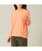【23区 ゴルフ/NIJYUSANKU GOLF】の【23Fondation/WOMEN】長袖 モックネックシャツ ライトオレンジ系|ID: prp329100004290615 ipo3291000000032494737