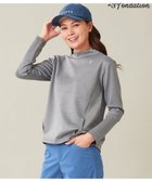 【23区 ゴルフ/NIJYUSANKU GOLF】の【23Fondation/WOMEN】長袖 モックネックシャツ ライトグレー系|ID: prp329100004290615 ipo3291000000032494740