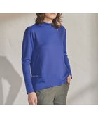 【23区 ゴルフ/NIJYUSANKU GOLF】の【23Fondation/WOMEN】長袖 モックネックシャツ ブルー系|ID: prp329100004290615 ipo3291000000032494744
