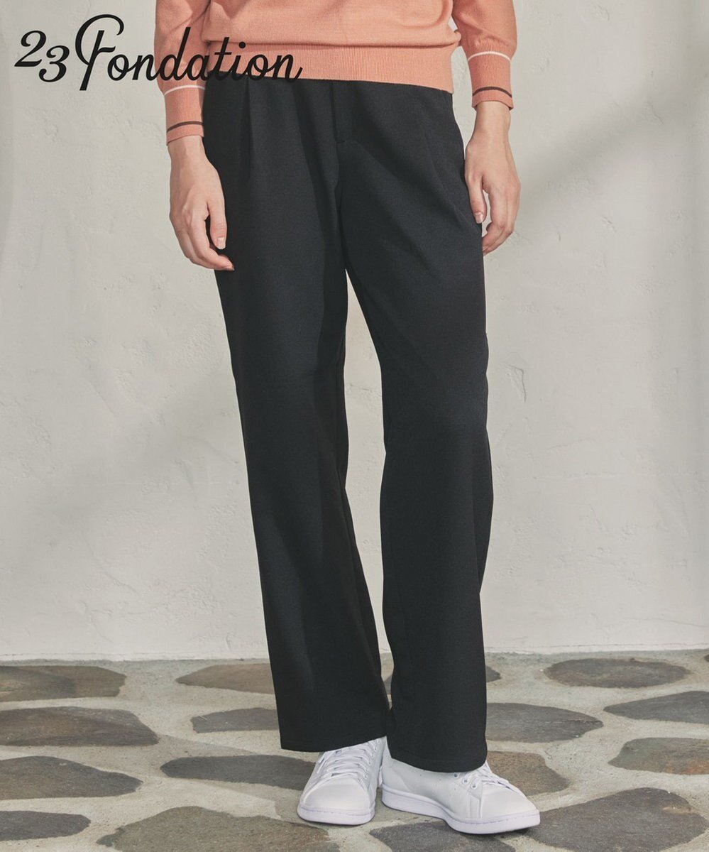【23区 ゴルフ/NIJYUSANKU GOLF】の【23Fondation/WOMEN】ワイドパンツ 人気、トレンドファッション・服の通販 founy(ファニー) 　ファッション　Fashion　レディースファッション　Fashion for Women　パンツ　Pants & Trousers　フロント　Front, Front Design　ベーシック　Basic, Essential　ワイド　Wide, Wide Fit　冬　Winter / This Winter　秋　Autumn　A/W・秋冬　Autumn/Winter　 other-1|ID: prp329100004290617 ipo3291000000035147320