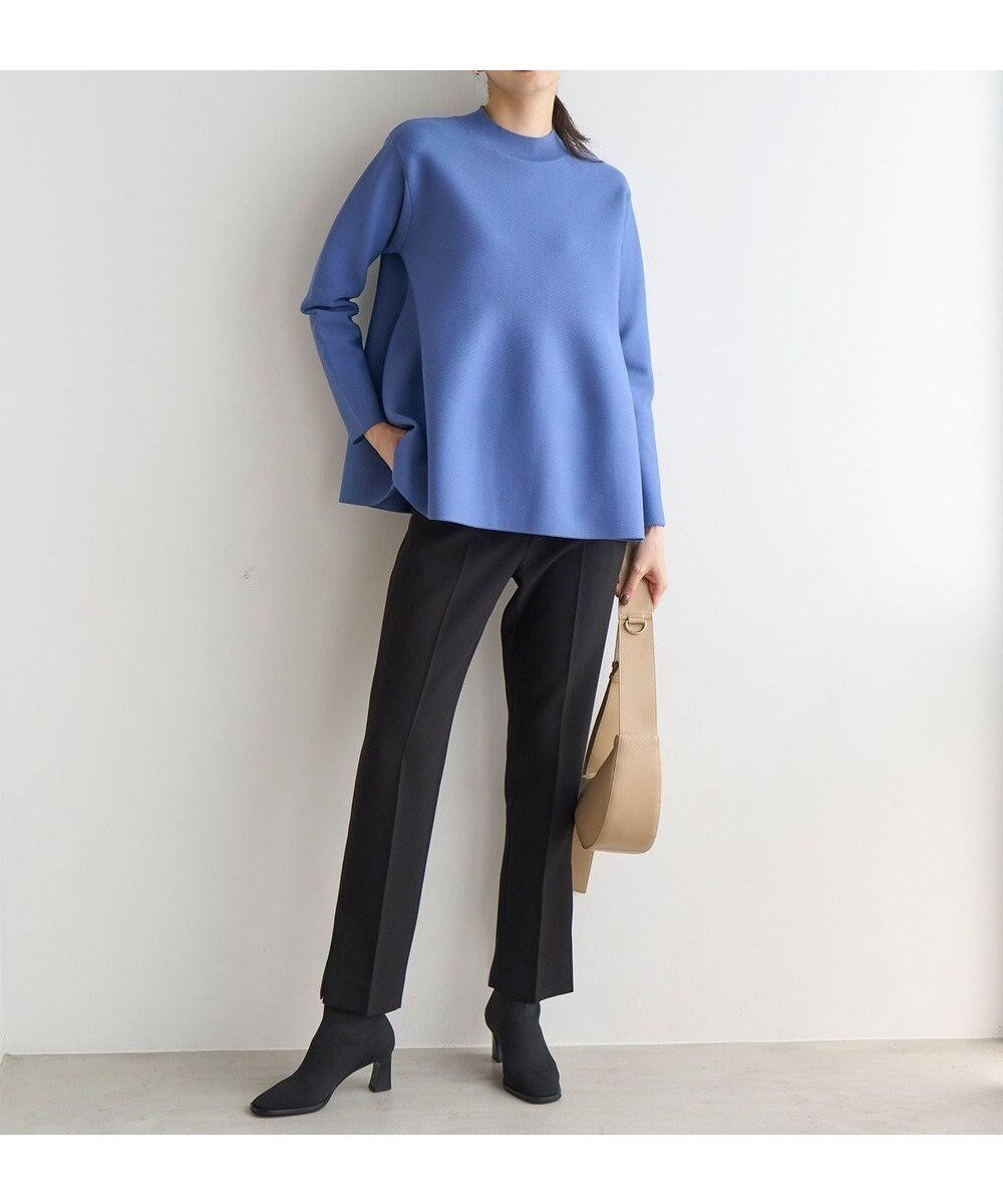 【アンフィーロ 自由区/UNFILO】のイージーケア テーパードパンツ インテリア・キッズ・メンズ・レディースファッション・服の通販 founy(ファニー) 　ファッション　Fashion　レディースファッション　Fashion for Women　パンツ　Pants & Trousers　シューズ　Shoes, Footwear　スタイリッシュ　Stylish, Fashionable　ストレッチ　Stretch, Stretchy Fabric　センター　Center, Center Line　定番　Standard, Basic Item　バランス　Balance, Style Balance　フラット　Flat, Flat Shoes　ワイド　Wide, Wide Fit　A/W・秋冬　Autumn/Winter　ブラック|ID: prp329100004290637 ipo3291000000035704348