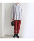 【アンフィーロ 自由区/UNFILO】のイージーケア テーパードパンツ ボルドー|ID: prp329100004290637 ipo3291000000035704350