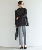 【アンフィーロ 自由区/UNFILO】のイージーケア テーパードパンツ チェック柄|ID: prp329100004290637 ipo3291000000035704357