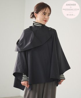 【ハッシュニュアンス/#Newans】の【撥水】ラップストールケープトレンチコート 人気、トレンドファッション・服の通販 founy(ファニー) ファッション Fashion レディースファッション WOMEN アウター Coat Outerwear コート Coats ジャケット Jackets トレンチコート Trench Coats シャンブレー Chambray ジャケット Jacket パターン Pattern エレガント 上品 Elegant A/W・秋冬 Aw・Autumn/Winter・Fw・Fall-Winter |ID:prp329100004290796