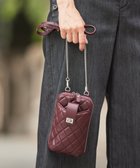 【ジェイ プレス/J.PRESS】のキルティング スマホポシェット 人気、トレンドファッション・服の通販 founy(ファニー) ファッション Fashion レディースファッション WOMEN アクセサリー Accessories ウォレット Wallet キルティング Quilting コイン Coin スマホ Smartphone スマート Smart ダブル Double フェイクレザー Faux Leather フロント Front ポケット Pocket メタル Metal エレガント 上品 Elegant iPhone アイフォーン Iphone thumbnail ワイン系|ID: prp329100004290941 ipo3291000000031972639