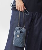 【ジェイ プレス/J.PRESS】のキルティング スマホポシェット 人気、トレンドファッション・服の通販 founy(ファニー) ファッション Fashion レディースファッション WOMEN アクセサリー Accessories ウォレット Wallet キルティング Quilting コイン Coin スマホ Smartphone スマート Smart ダブル Double フェイクレザー Faux Leather フロント Front ポケット Pocket メタル Metal エレガント 上品 Elegant iPhone アイフォーン Iphone thumbnail ダルブルー系|ID: prp329100004290941 ipo3291000000031972642